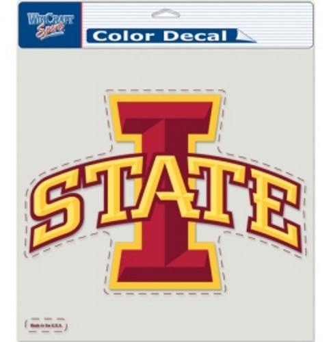 Wincraft Iowa State Cyclones Decal 8x8 Perfect Cut Color