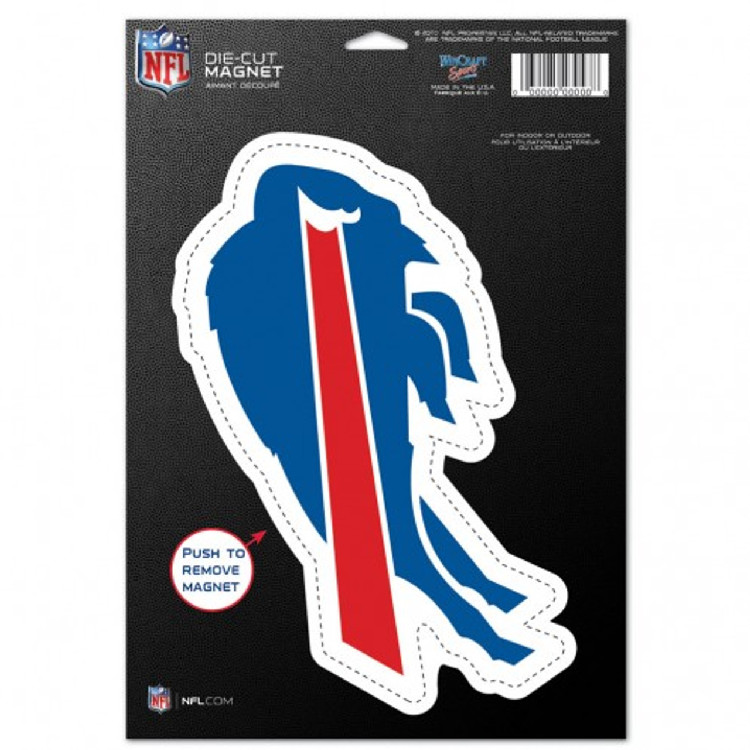 Buffalo Bills Magnet 6.25x9 Die Cut Logo Design