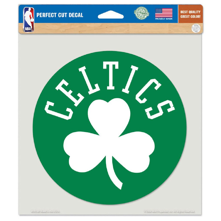 Boston Celtics Decal 8x8 Die Cut Color