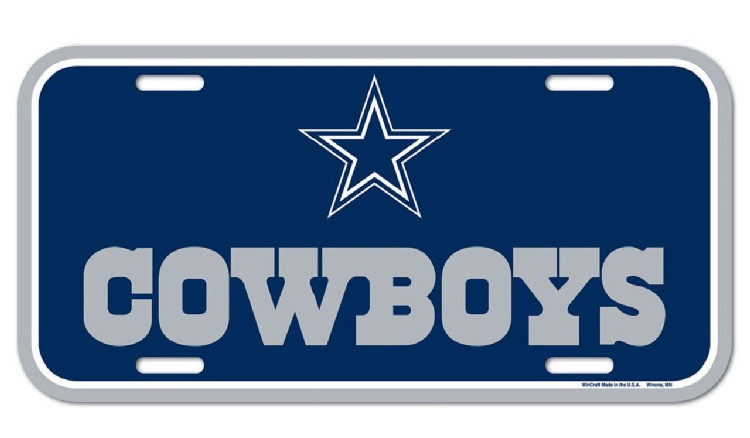 Dallas Cowboys License Plate