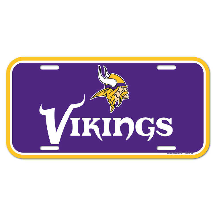 Minnesota Vikings License Plate