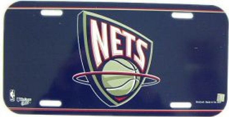 Brooklyn Nets License Plate Plastic