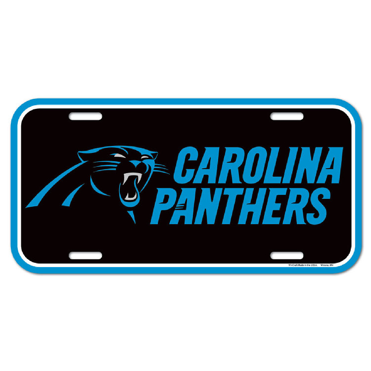 Carolina Panthers License Plate