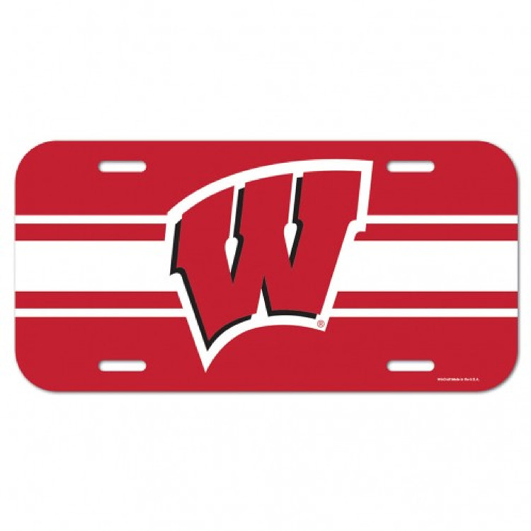 Wisconsin Badgers License Plate