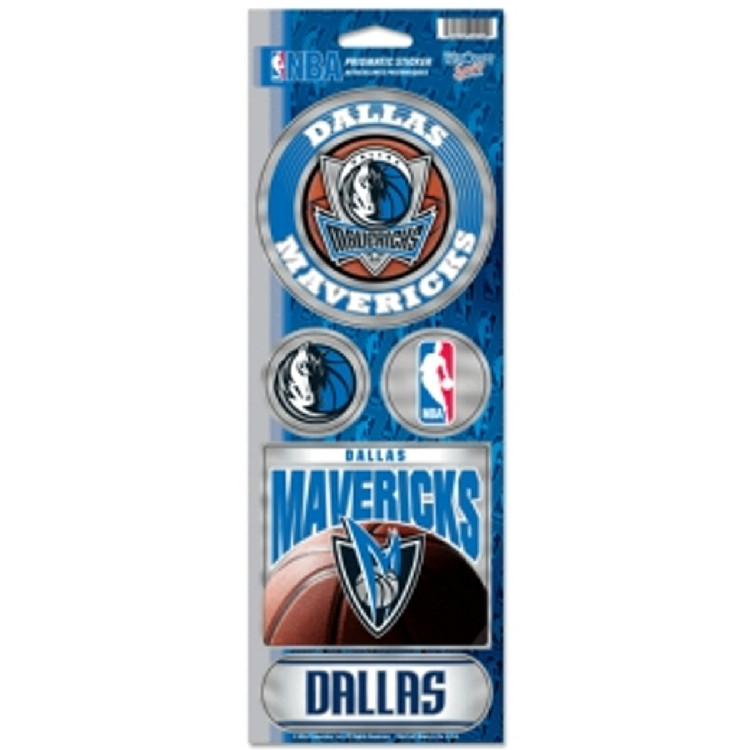 Dallas Mavericks Stickers Prismatic