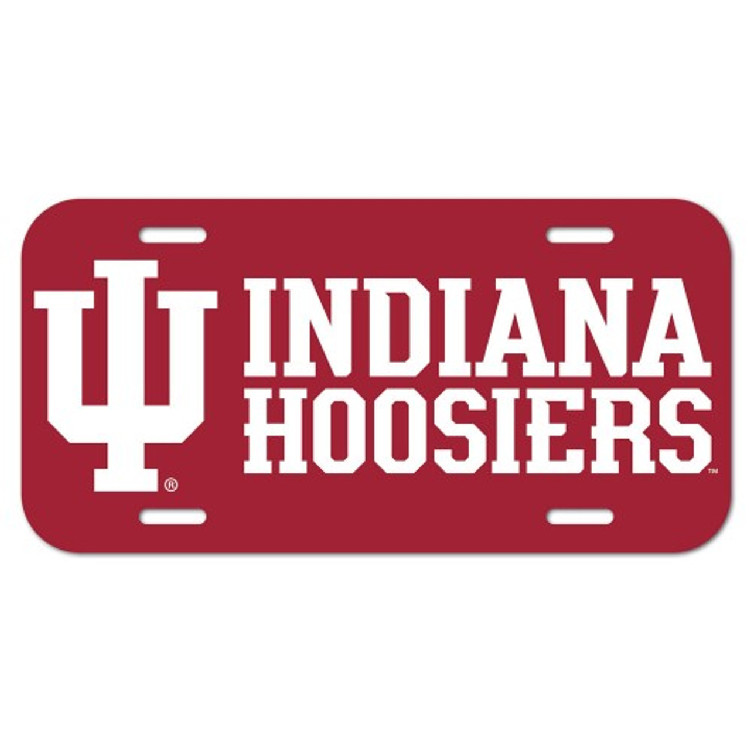 Indiana Hoosiers License Plate