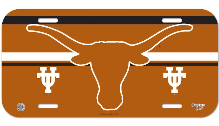 Texas Longhorns License Plate
