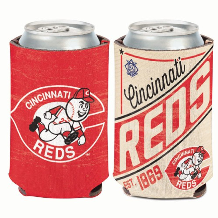 Cincinnati Reds Can Cooler Vintage Design