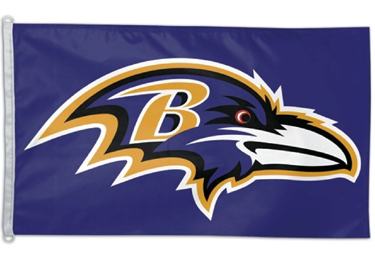 Baltimore Ravens Flag 3x5