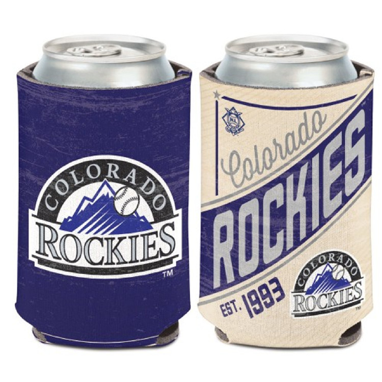 Colorado Rockies Can Cooler Vintage Design