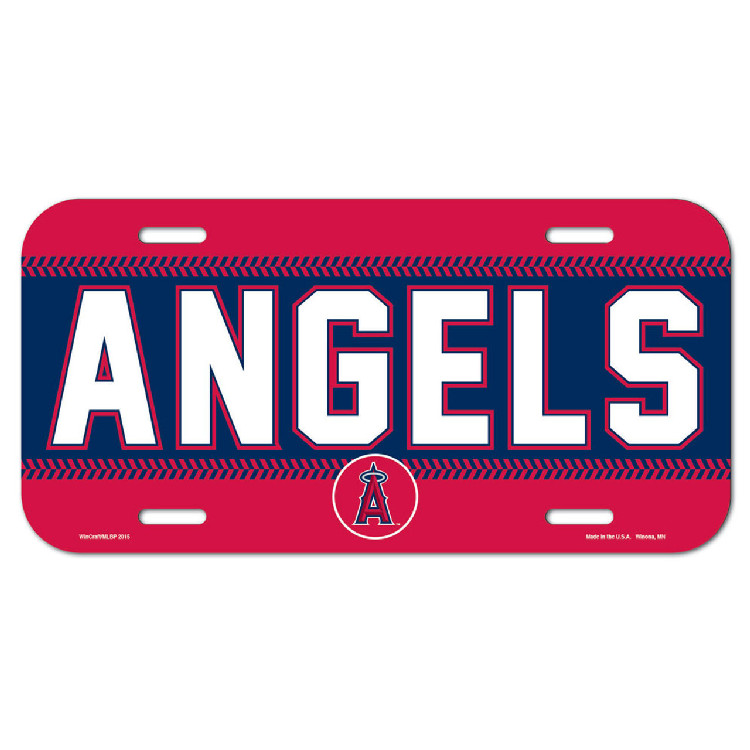 Los Angeles Angels License Plate Plastic