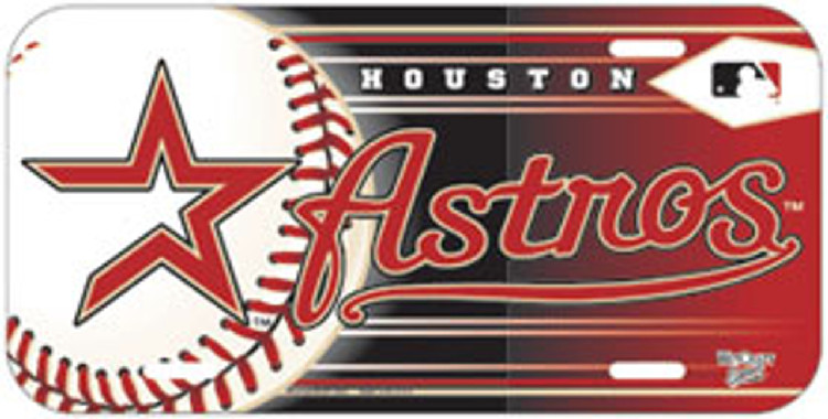 Houston Astros License Plate