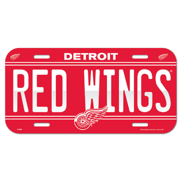 Detroit Red Wings License Plate