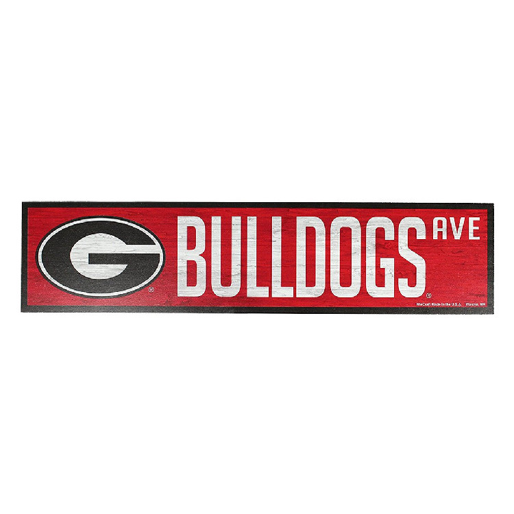 Georgia Bulldogs Sign 4x17 Wood Avenue Design