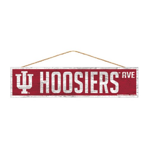 Wincraft Indiana Hoosiers Sign 4x17 Wood Avenue Design -