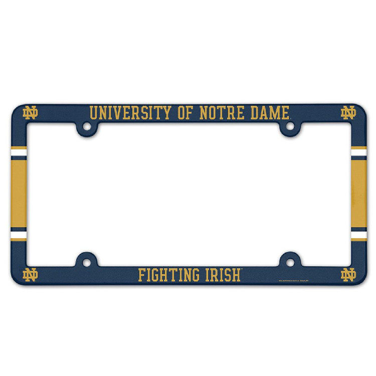 Notre Dame Fighting Irish License Plate Frame - Full Color