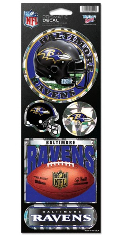 Baltimore Ravens Stickers Prismatic