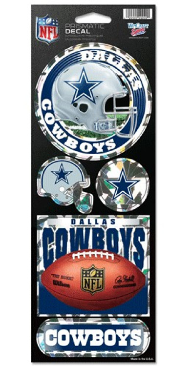 Dallas Cowboys Stickers Prismatic