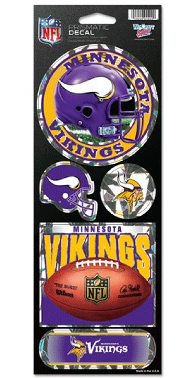 Minnesota Vikings Stickers Prismatic