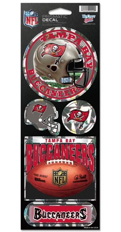 Tampa Bay Buccaneers Stickers Prismatic