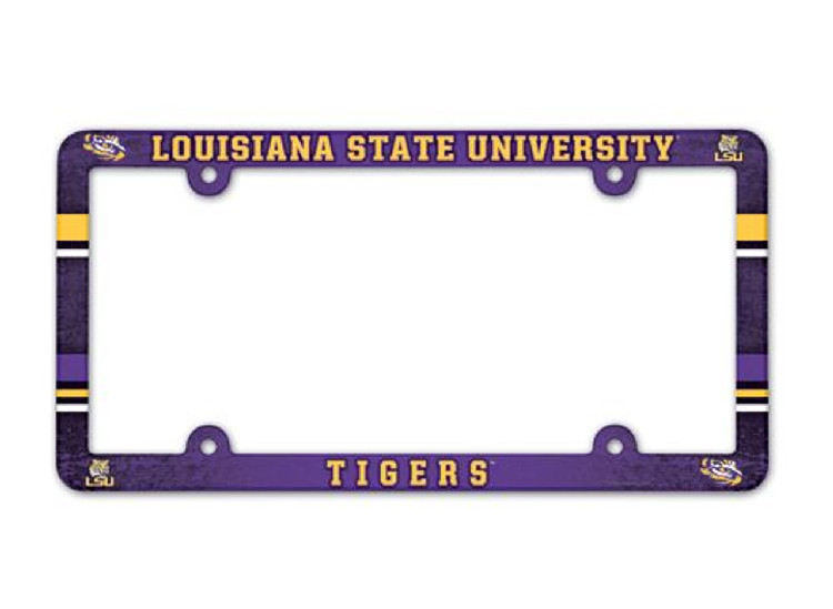 LSU Tigers License Plate Frame - Full Color