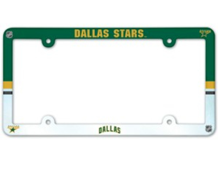 Dallas Stars License Plate Frame - Full Color