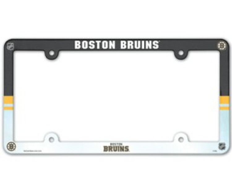 Boston Bruins License Plate Frame - Full Color