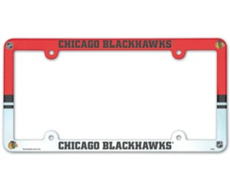 Chicago Blackhawks License Plate Frame - Full Color