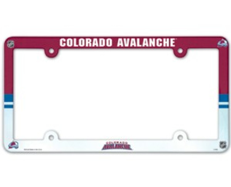 Colorado Avalanche License Plate Frame - Full Color