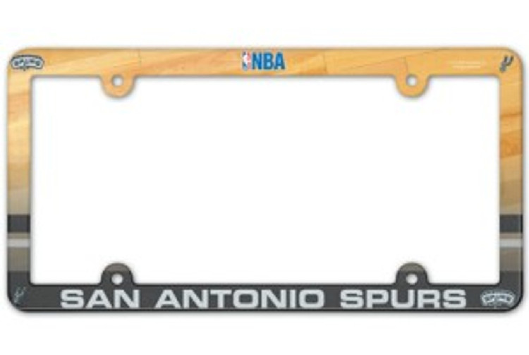 San Antonio Spurs License Plate Frame - Full Color