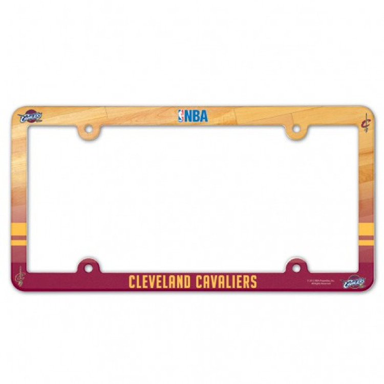 Cleveland Cavaliers Plastic Full Color License Plate Frame