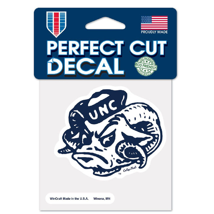 North Carolina Tar Heels Decal 4x4 Perfect Cut Color College Vault