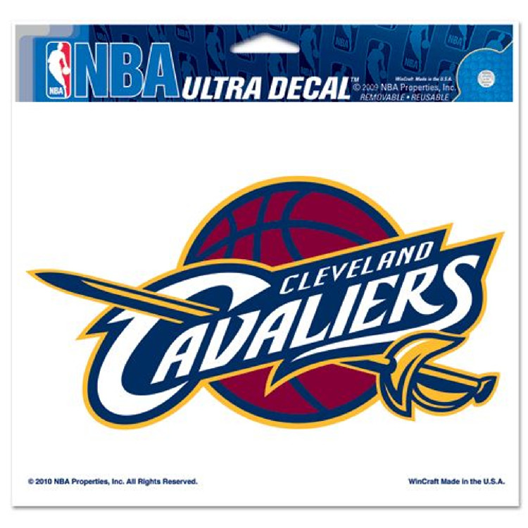 Cleveland Cavaliers Decal 5x6 Ultra Color