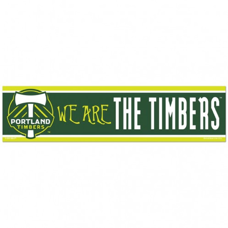 Portland Timbers Decal 3x12 Bumper Strip Style