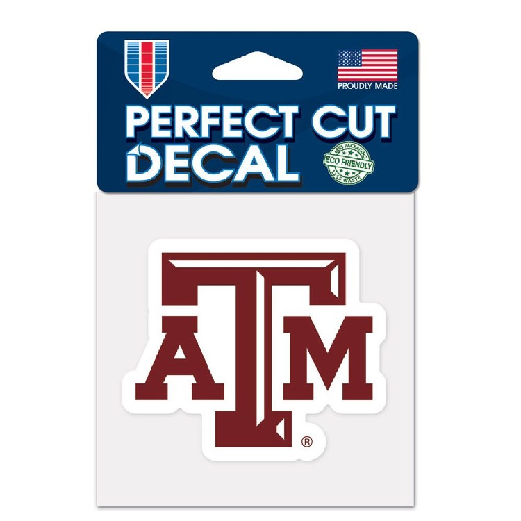 Texas A&M Aggies Decal 4x4 Perfect Cut Color