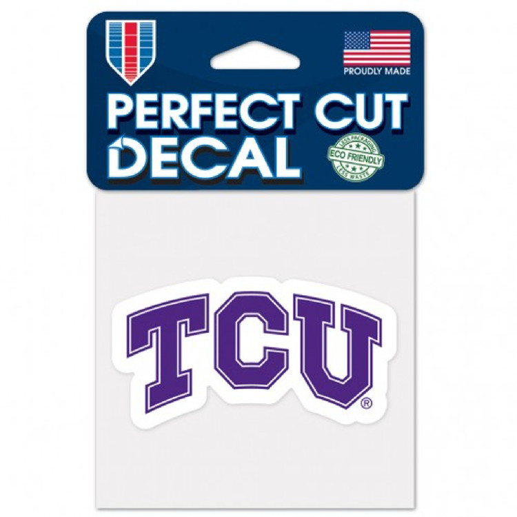 TCU Horned Frogs Decal 4x4 Perfect Cut Color