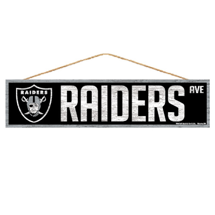 Las Vegas Raiders Sign 4x17 Wood Avenue Design