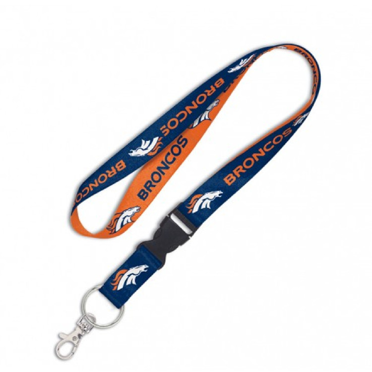 Denver Broncos Lanyard with Detachable Buckle