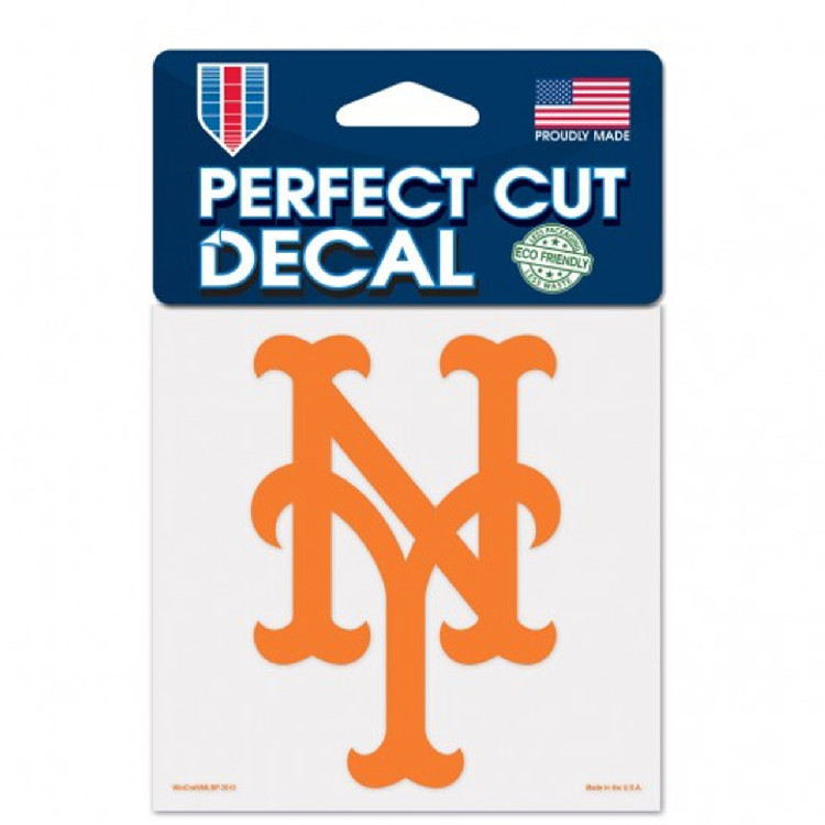 New York Mets Decal 4x4 Perfect Cut Color