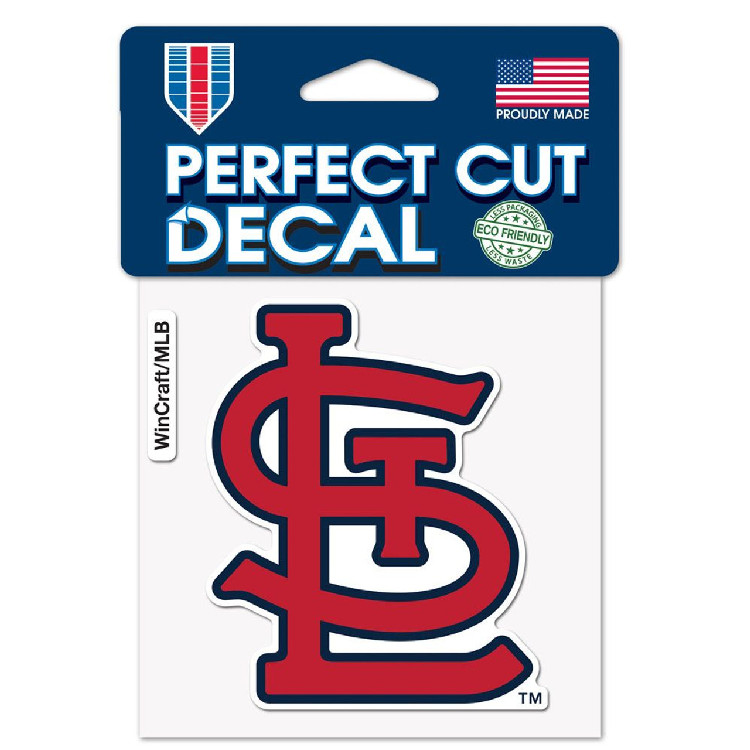 St. Louis Cardinals Decal 4x4 Perfect Cut Color