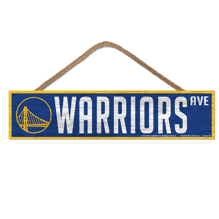 Golden State Warriors Sign 4x17 Wood Avenue Design