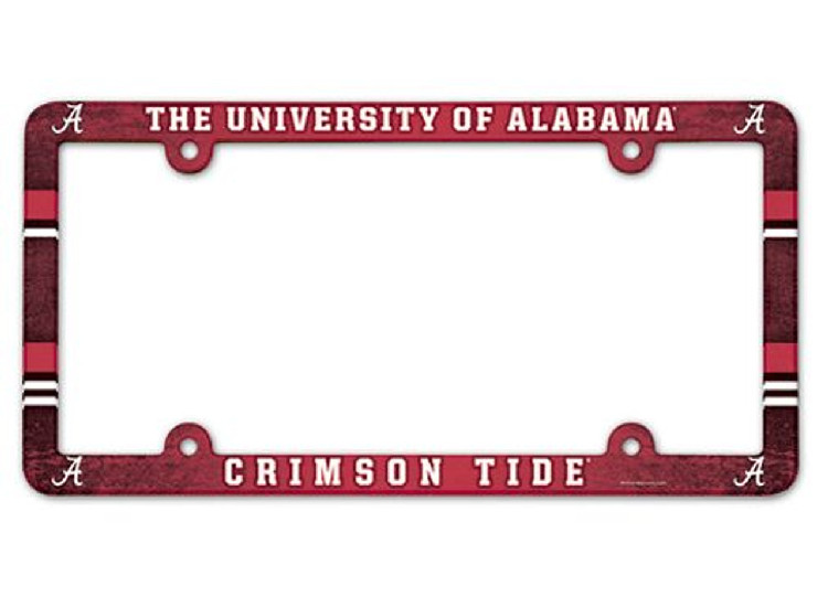 Alabama Crimson Tide License Plate Frame - Full Color