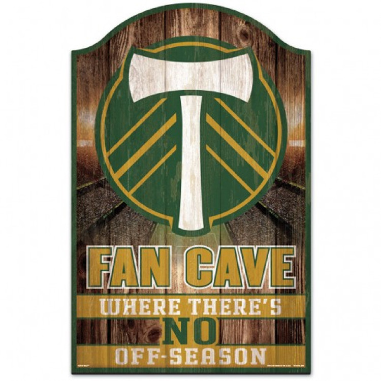 Portland Timbers Sign 11x17 Wood Fan Cave Design