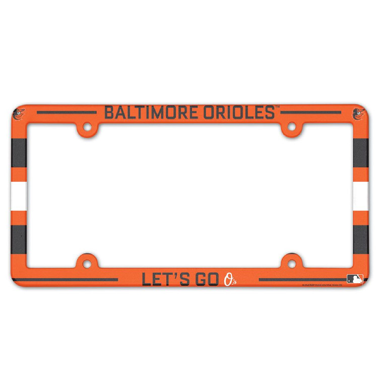 Baltimore Orioles License Plate Frame - Full Color