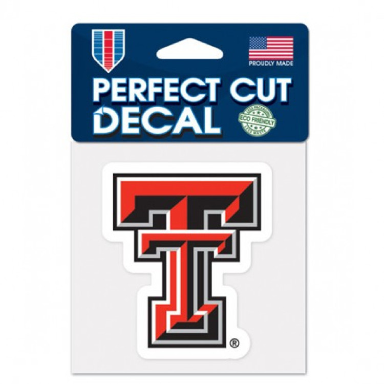 Texas Tech Red Raiders Decal 4x4 Perfect Cut Color