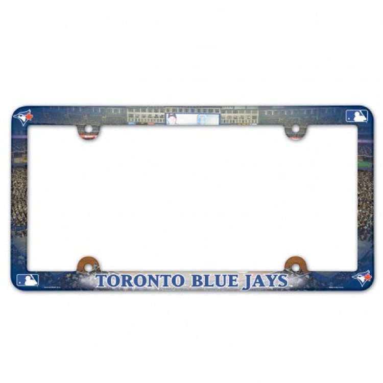 Toronto Blue Jays License Plate Frame - Full Color - Plastic