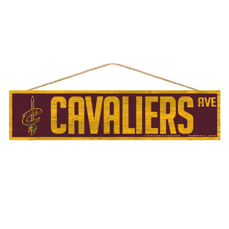 Cleveland Cavaliers Sign 4x17 Wood Avenue Design