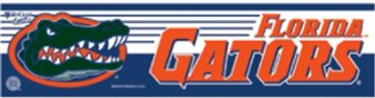 Florida Gators Bumper Sticker