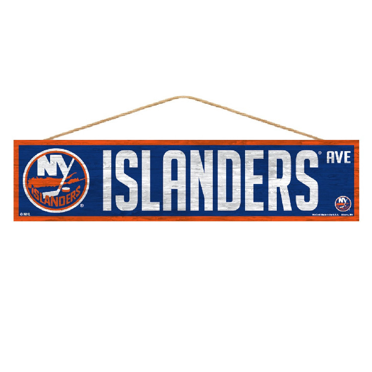 New York Islanders Sign 4x17 Wood Avenue Design