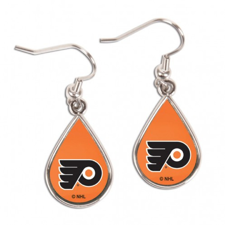 Philadelphia Flyers Earrings Tear Drop Style